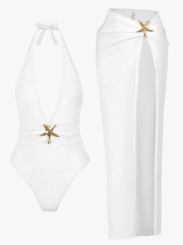 Starfish Beyaz Mayo Seti